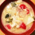 mi1116's cooksnap of when they made トマトの味噌汁.