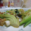 やなち0405's cooksnap of when they made 青梗菜と長ねぎの中華炒め.