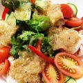 桃＆小夏ママ's cooksnap of when they made 豚しゃぶサラダ　ねぎごまおろしぽん酢.