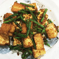 まためゆみ's cooksnap of when they made 簡単すぎる！厚揚げとインゲンのおかか炒め.