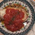 maxmax's cooksnap of when they made ポークソテー*チーズ＆トマトソースで*.