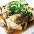 たんみぃさん's cooksnap of when they made パパッと★節約 焼き豆腐のきのこあんかけ.