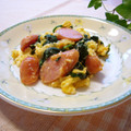 runa10's cooksnap of when they made ほうれん草のたまご炒め.
