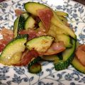 ラーキチ's cooksnap of when they made シンプル♪ズッキーニのベーコン炒め.
