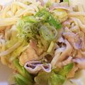 みぐ8156's cooksnap of when they made ヘルシー☆ごまダレ豚うどん.