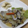 ぶにねこAkky's cooksnap of when they made あさりと長ねぎの中華風酒蒸し.