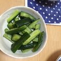 ともぱんたから's cooksnap of when they made きゅうりの漬物.