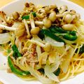 mantacarp's cooksnap of when they made 玉ねぎとピーマンのツナパスタ.