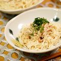 ＊＊rose＊＊'s cooksnap of when they made スモークチキンのせ☆梅そうめん.