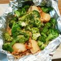 mufuron's cooksnap of when they made ホタテとブロッコリーのホイル焼き.