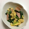 クック91DJPO☆'s cooksnap of when they made ほうれん草の三色炒め・お弁当にも♪.