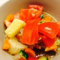 はらへりへりはらはら's cooksnap of when they made 和風ガスパチョスープ.