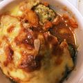 pika☆haru's cooksnap of when they made ナスと韓国カボチャのチーズ焼き.