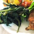 アジエッティ's cooksnap of when they made 空芯菜（エンサイ）のにんにく炒め.