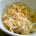 J・0505's cooksnap of when they made キャベツとタマゴとハムの春色サラダ。.