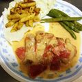 non♪♪♪'s cooksnap of when they made ★豚とんかつ肉のトマトクリームソテー★.