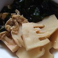 HMCみーこりん's cooksnap of when they made 春色❤たけのことわかめの簡単煮物.
