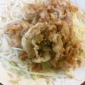 ☆おおきなき☆'s cooksnap of when they made 豚コマと梅のサッパリ炒め.