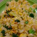 わたるんママ's cooksnap of when they made ちょっと変わったチャーハン♪.