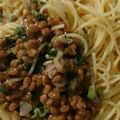 セナ☆せいちゃん's cooksnap of when they made 納豆と薬味の和風パスタ.