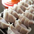 ちょみ☆☆'s cooksnap of when they made コンビーフとコンビニのポテサラで揚げ餃子.
