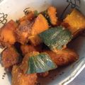 はらぺこウサギのママ's cooksnap of when they made 簡単 カボチャのごまあえ.