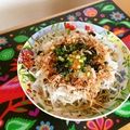 komutatata's cooksnap of when they made 大根・新玉【ぶっかけ薬味蕎麦】.