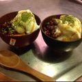 クック2YU69Q☆'s cooksnap of when they made 子供と作るおやつに☆抹茶寒天白玉あんみつ.