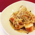 ☆pinon☆'s cooksnap of when they made 油揚げ＆豚肉ロール焼き★渦巻きあんかけ.