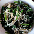 にゃんこもも's cooksnap of when they made もやしとほうれん草のナムル風♪.
