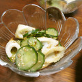 ぽんずー's cooksnap of when they made 簡単！ちくわときゅうりのごま酢の物.