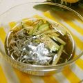 メルティローズ's cooksnap of when they made ✿もずく酢きゅうりじゃこカニカマ✿.