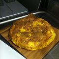 lechecara's cooksnap of when they made ＊じゃがいもと桜えびのスペインオムレツ＊.
