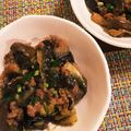 きゅぴち。's cooksnap of when they made なす & ミンチ & 長葱の味噌炒め煮☆.