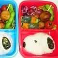 スーティー's cooksnap of when they made キャラ弁♥スヌーピー.