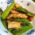 神島菜月's cooksnap of when they made やげん軟骨とししとうの炒め.