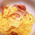 いるはま's cooksnap of when they made ソーセージの卵炒め 中華風.