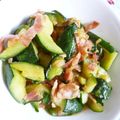 porigi's cooksnap of when they made パリパリ！胡瓜とベーコンのバター醤油炒め.