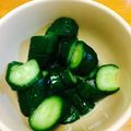 a0imama♡'s cooksnap of when they made きゅうりの簡単ニンニク風味ごま油漬け.