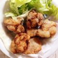 りんりこにゃー's cooksnap of when they made 簡単にジューシー＊塩麹鶏のから揚げ＊.