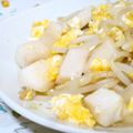 mmameco's cooksnap of when they made もやしと山芋の中華炒め.