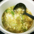ちーりー's cooksnap of when they made ＊レタスとたまごのスープ＊.