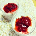 3yentown's cooksnap of when they made ♡苺ジャムで簡単♡とろける苺オレオプリン.