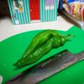 辻野家's cooksnap of when they made 万願寺甘とう塩昆布炒めおにぎらず.