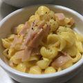 まかてぃん's cooksnap of when they made 簡単激ウマ！牛乳でマカロニカルボナーラ♡.