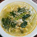 まやしゅうまま's cooksnap of when they made 小松菜とねぎの春雨スープ.