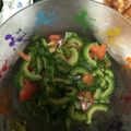 にむばすしゅたーぜん's cooksnap of when they made ゴーヤとトマトのツナサラダ＾＾.