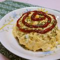 赤い電話's cooksnap of when they made 簡単 ふわふわ オムライス✌.