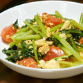 Coo1215's cooksnap of when they made トマトと小松菜の中華炒め.