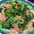 リラシャン's cooksnap of when they made お弁当におさかなのソーセージと小松菜炒め.